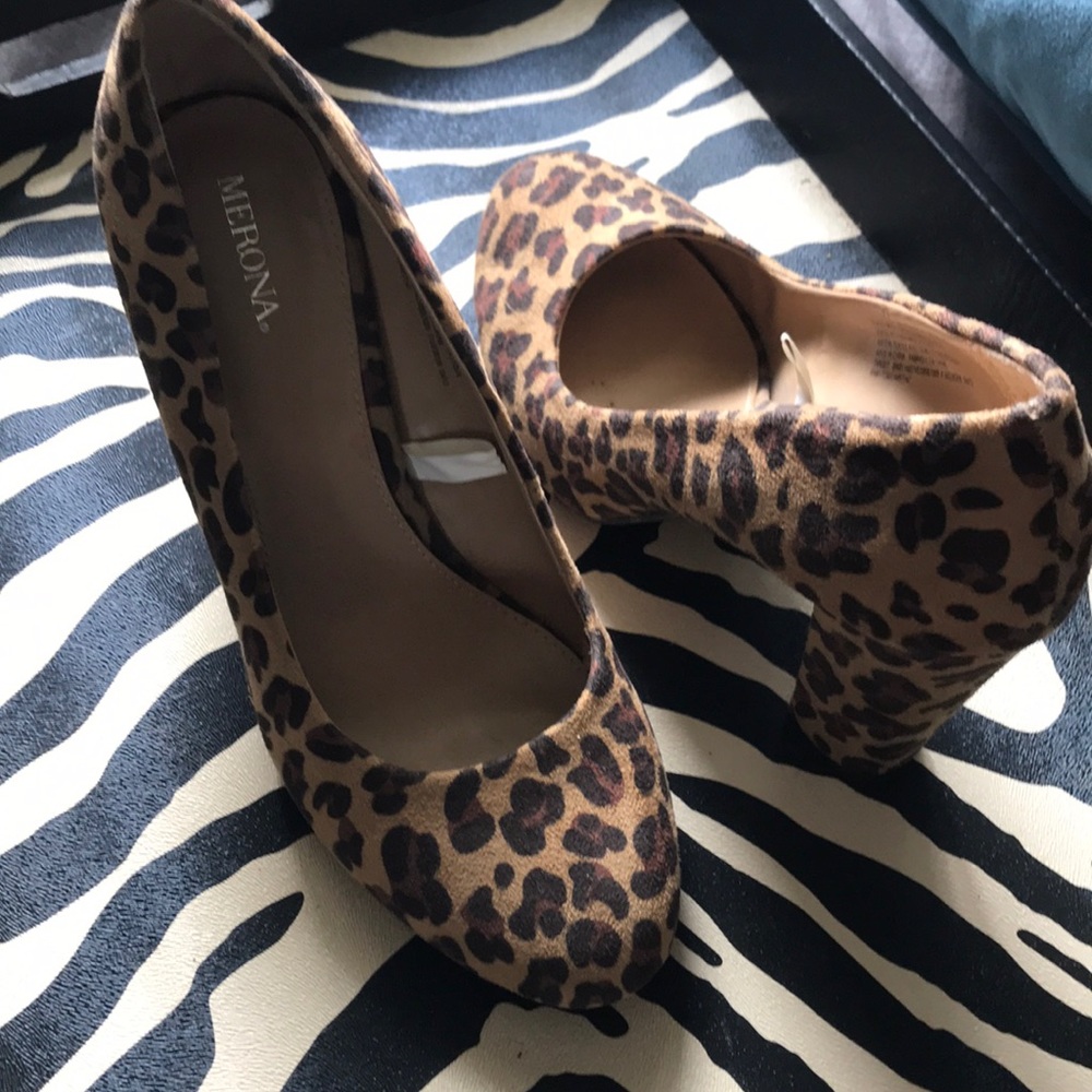 Leopard Platform Heel - Picture 3 of 4